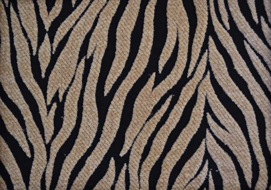 Zebra  in Black & Beige 