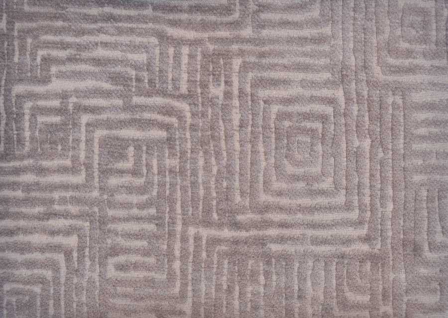 Palermo Maze Texture Velvet in Fudge