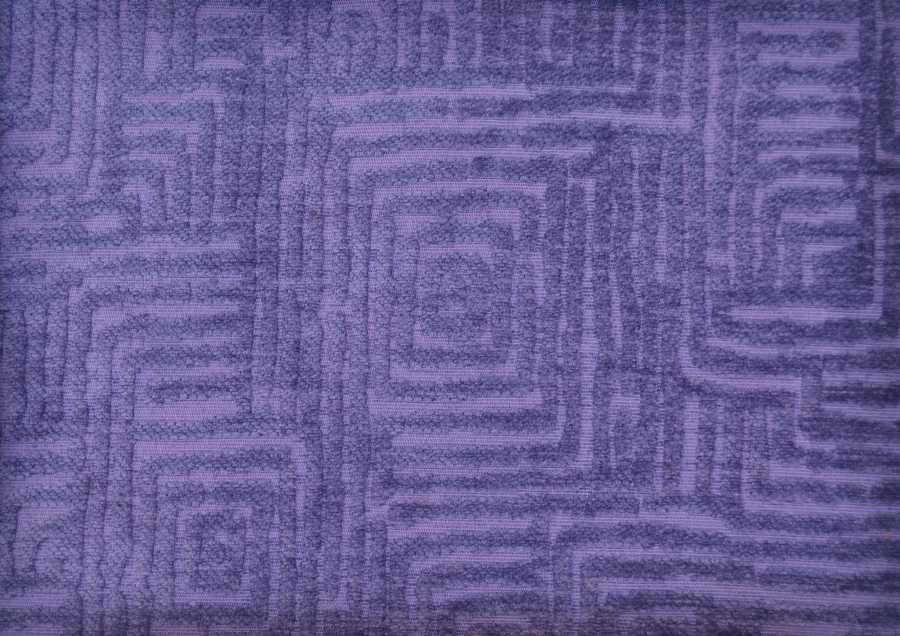 Palermo Maze Texture Velvet in Purple