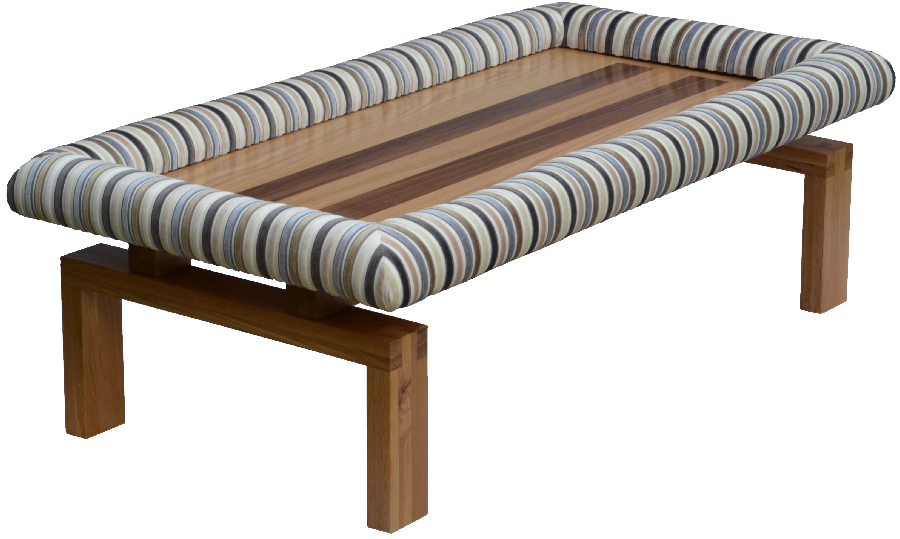 Padable Footrest on Low ravenna Coffee Table